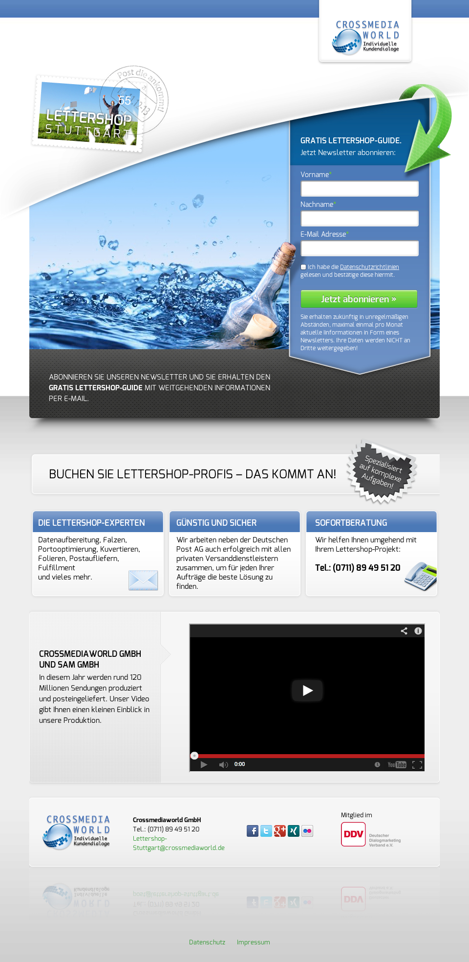 Redesign Lettershop Stuttgart
